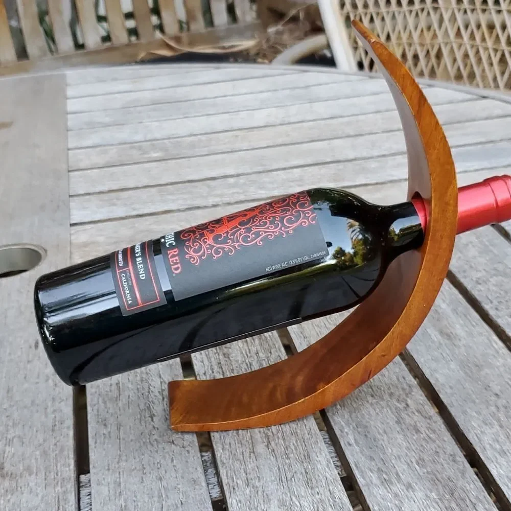 Vintage Wooden Aston Kaanapali Shores Wine Bottle Holder